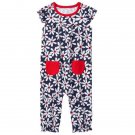 NWT Gymboree Spring Forward Floral Daisy Baby Girls Romper Sunsuit Jumpsuit