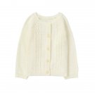 NWT Gymboree Girls White Cable Knit Cardigan Sweater 2T 3T 4T 5T