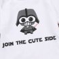 NWT Baby Boy Star Wars Darth Vader Join the Cute Side Bodysuit Pants Hat Outfit