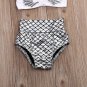 NWT Girls Mermaid Silver Shimmer Bikini Swimsuit Bathing Suit 2T 3T 4T 5T