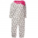 NWT Gymboree Baby Buddies Panda Baby Girls White One Piece Romper Jumpsuit