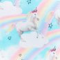 NWT The Childrens Place Unicorn Girls Blue Short Sleeve Pajamas Set