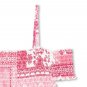 NWT The Childrens Place Girls Pink Patchwork Smocked Off Shoulder Maxi Dress