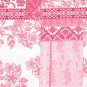 NWT The Childrens Place Girls Pink Patchwork Smocked Off Shoulder Maxi Dress