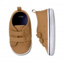 NWT Gymboree Tiny Team Baby Boys Beige Canvas Sneakers Crib Shoes 1 2 3 4
