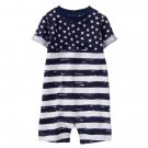 NWT Gymboree Patriotic Stars & Stripes Baby Boys 4th of July Romper Sunsuit