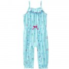 NWT Gymboree True Blue Summer Undersea Baby Girls Blue Romper Sunsuit Jumpsuit