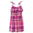NWT Gymboree Sunny Adventures Girls Pink Sleeveless Plaid Dress 10 12 14