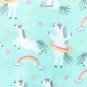 NWT The Childrens Place Unicorn Rainbow Girls Stretchie Romper Sleeper Pajamas