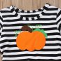 NEW Girls Pumpkin Long Sleeve Striped Tutu Dress 2T 3T 4T 5T 6