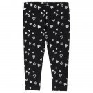 NWT Gymboree Cosmic Club Silver Sparkle Heart Girls Leggings 3T 4T 5T Valentines