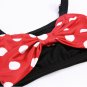 NEW Minnie Mouse Girls Red Polka Dot Bow Bikini Skirted Swimsuit 2T 3T 4T 5T