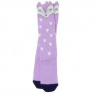 NWT Gymboree Cosmic Club Fox Purple Girls Knee High Socks S M L11-12 13-2 3+