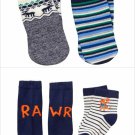 NWT Gymboree Baby Buddies Dinosaur Mulberry & Pine Moose Boys Socks