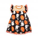 NEW Boutique Girls Halloween Ghost Black Sleeveless Dress