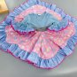 NEW Girls Boutique Feather Blue Pink Short Sleeve Ruffle Twirl Dress