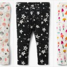 NWT Gymboree Rising Stars Creative Types Girls Planet Stars Mushroom Leggings