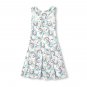NWT The Childrens Place Unicorn White Racerback Girls Sleeveless Dress