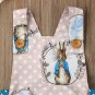 NWT Peter Rabbit Easter Bunny Rabbit Baby Girls Sleeveless Romper Jumpsuit