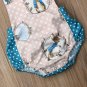 NWT Peter Rabbit Easter Bunny Rabbit Baby Girls Sleeveless Romper Jumpsuit
