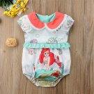 NEW Disney Princess Ariel Little Mermaid Baby Girls Ruffle Romper Sunsuit