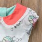 NEW Disney Princess Ariel Little Mermaid Baby Girls Ruffle Romper Sunsuit