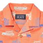 NWT The Childrens Place Surf Car Toddler Boys Orange Button-Down Shirt
