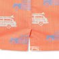 NWT The Childrens Place Surf Car Toddler Boys Orange Button-Down Shirt