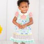 NWT Matilda Jane Raindrops Baby Girls Dress & Diaper Cover 6-12 12-18 18-24 M