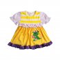 NEW Boutique Dragon Back to School Girls Ruffle Tunic Dress Leggings Outfit Set