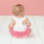 NWT Mud Pie Mermaid Baby Girls Sleeveless White Tutu Romper Sunsuit