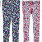NWT Carter's Floral Toddler Girls Leggings 3T 4T 5T