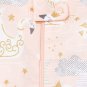 NWT The Childrens Place Swan Pink Girls Stretchie Footed Sleeper Pajamas