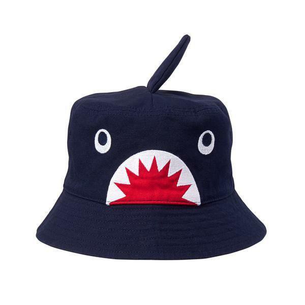 NWT Gymboree Spring Vacation Shark Fin Baby Boy Blue Bucket Sun Hat