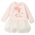 NWT Nannette Poodle Girls Pink Long Sleeve Tutu Dress 2T