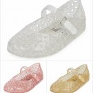 NWT The Childrens Place Toddler Girls Glitter Jelly Mary Jane Flats Shoes
