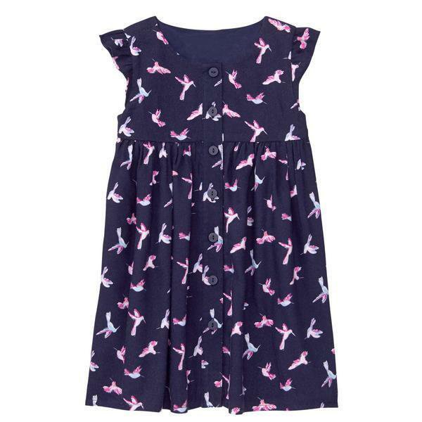 NWT Gymboree  Bright Days Ahead Hummingbird Girls Blue Dress 2T 3T 4T 5T