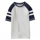 NWT Gymboree Boys Gray Short Sleeve Rashguard Swim Shirt 5-6 7-8 10-12 14