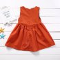 NWT Girls Orange Fox Sleeveless Dress 18 M 2T 3T 4T