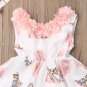 NEW Bambi Thumper Girls Sleeveless Hi Low Dress 2T 3T 4T 5T
