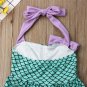 NEW Mermaid Girls Turquoise Ruffle Tankini Bikini Swimsuit