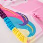 NEW Unicorn Girls Short Sleee Pink Rashguard One Pice Swimsuit & Hat
