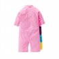 NEW Unicorn Girls Short Sleee Pink Rashguard One Pice Swimsuit & Hat