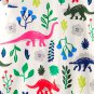 NEW Dinosaur Girls White Short Sleeve Shift Dress 3T 4T 5T 6