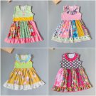 NEW Girls Boutique Multi Print Sleeveless Ruffle Dress12-18 M 2T 3T