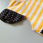 NEW Girls Boutique Short Sleeve Yellow Purple Ruffle Dress