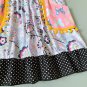 NEW Girls Boutique Short Sleeve Yellow Purple Ruffle Dress