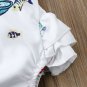 NEW Disney Princess Ariel Little Mermaid Baby Girls White Ruffle Romper Sunsuit