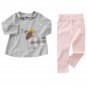NWT Mud Pie Girls Puppy Dog Applique Tunic Leggings Outfit Set 2T 3T 4T 5T