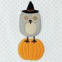 NWT Mud Pie Baby Girls Halloween Owl Pumpkin Applique Tunic & Legging Set